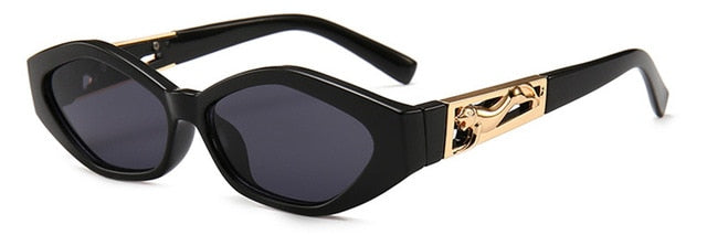 Diamond Cat-Eye Metallsonnenbrille – Ansicht 10