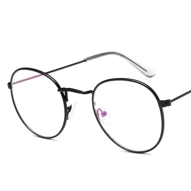 Runde Spiegel-Metallsonnenbrille UV400 – Ansicht 4