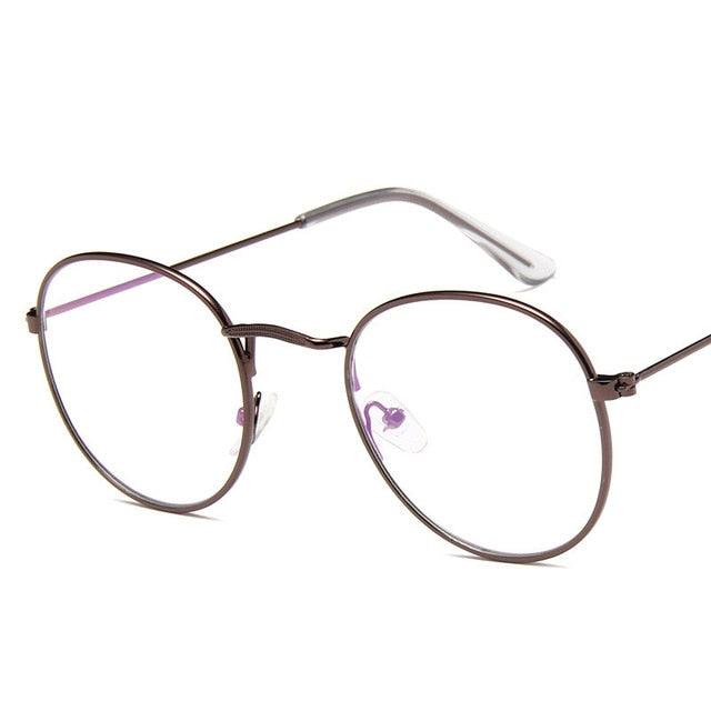 Runde Spiegel-Metallsonnenbrille UV400 – Ansicht 3