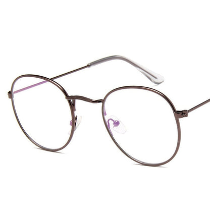 Runde Spiegel-Metallsonnenbrille UV400 – Ansicht 3