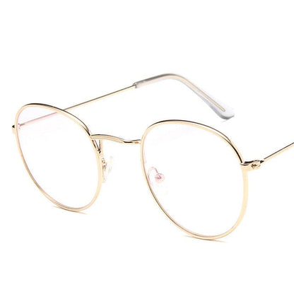 Runde Spiegel-Metallsonnenbrille UV400 – Ansicht 6