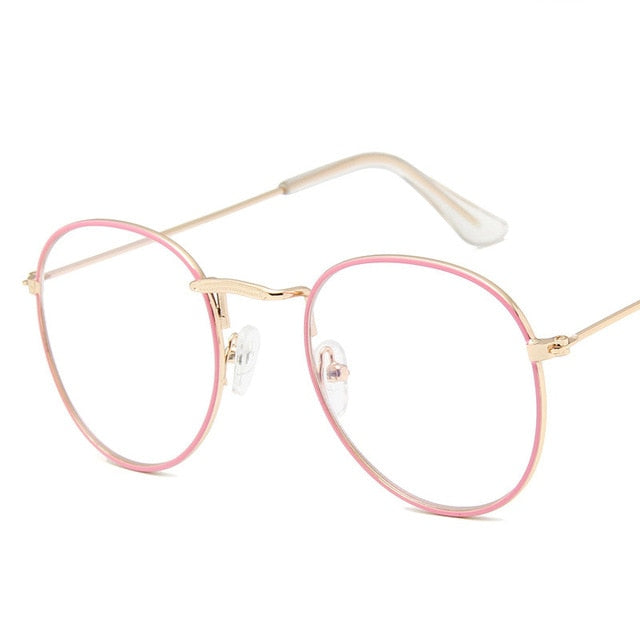 Runde Spiegel-Metallsonnenbrille UV400 – Ansicht 2