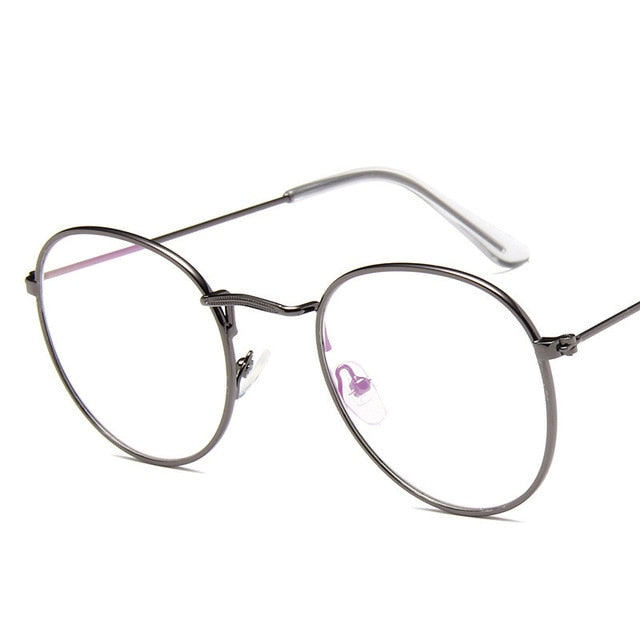 Runde Spiegel-Metallsonnenbrille UV400 – Ansicht 5