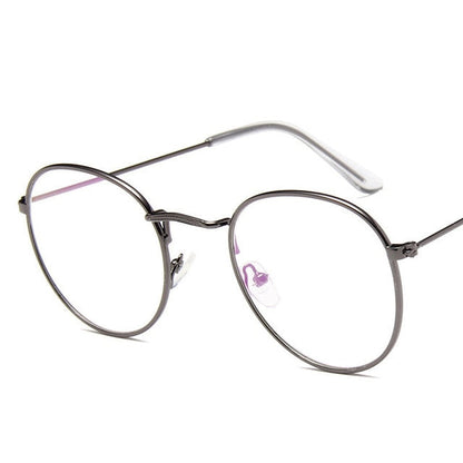 Runde Spiegel-Metallsonnenbrille UV400 – Ansicht 5