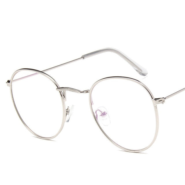 Runde Spiegel-Metallsonnenbrille UV400 – Ansicht 9