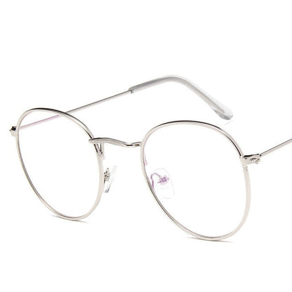 Runde Spiegel-Metallsonnenbrille UV400 – Ansicht 9