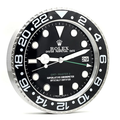 GMT-Master Wanduhr – Schwarz (Modell 029) – weitere Ansicht