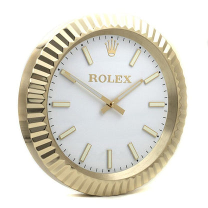 Presidential Wanduhr – Gold mit Leuchtzifferblatt – weitere Ansicht