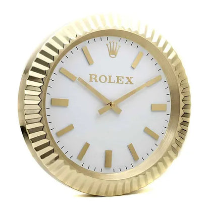 Presidential Wanduhr – Gold & Weiß – weitere Ansicht