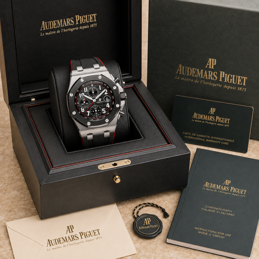 Royal Oak Offshore 26400SO.OO.A002CA.01 "Vampire" Ultra complete set met doos en certificaten