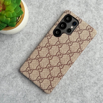 Luxus gemusterte PU-Leder-Handyhülle für Samsung Galaxy