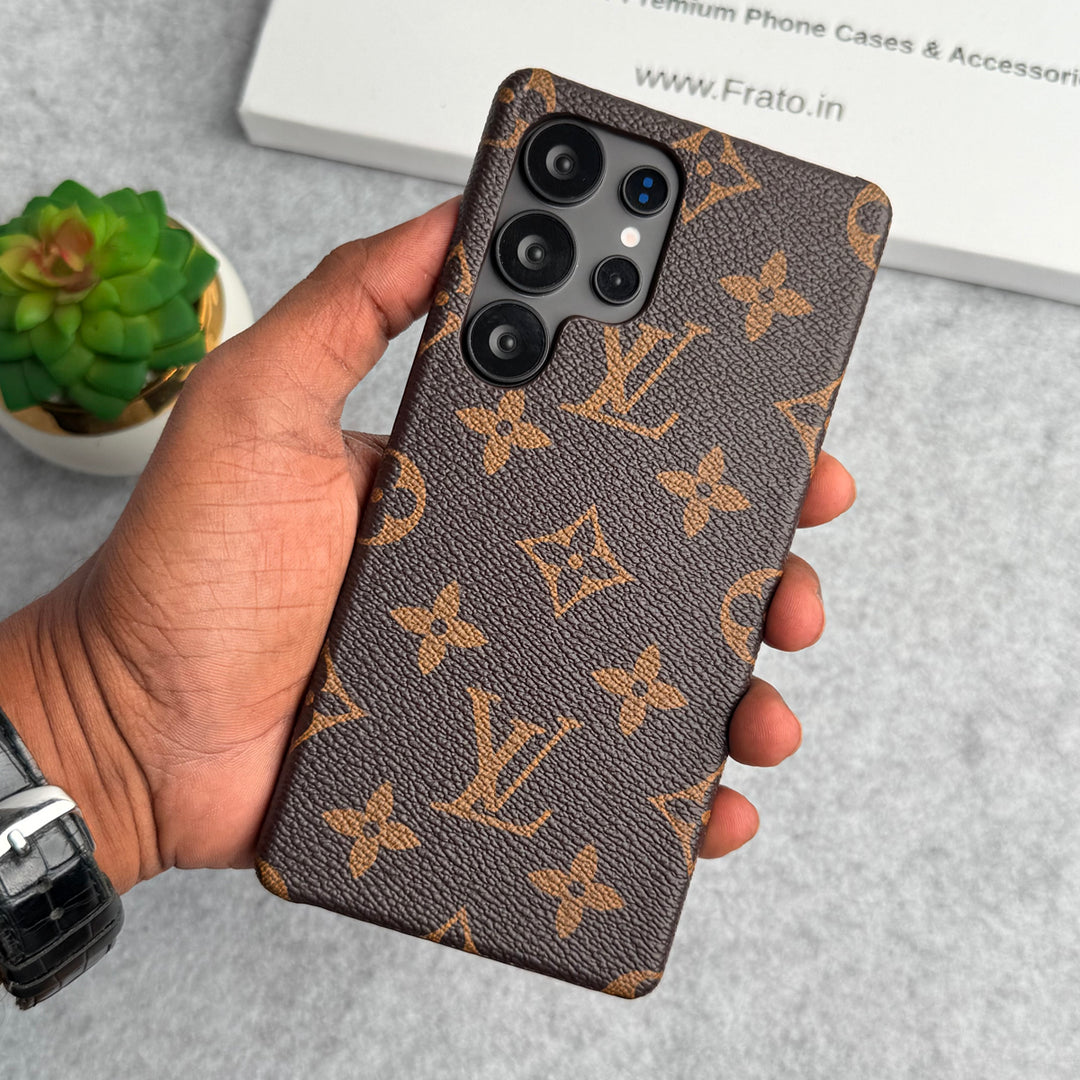 Luxus PU-Leder-Handyhülle für Samsung Galaxy – Ansicht 1