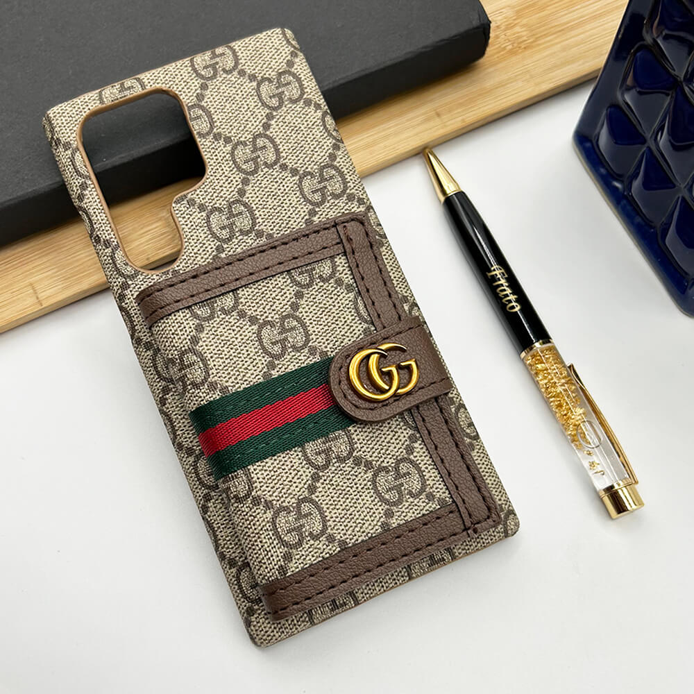 Luxus Wallet-Handyhülle für Samsung Galaxy S25/S24/S23