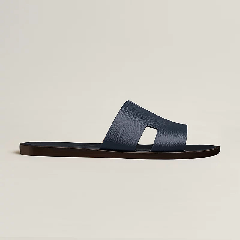 Izmir Herrenpantolette in Marineblau – Originalansicht 1