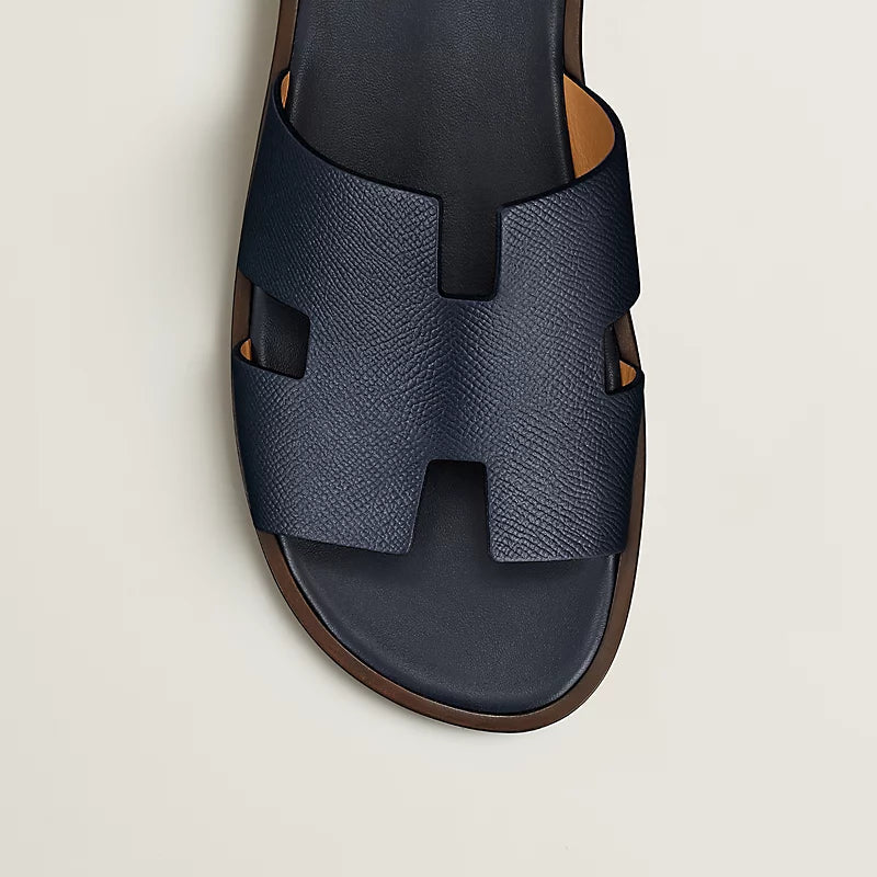 Izmir Herrenpantolette in Marineblau – Originalansicht 3