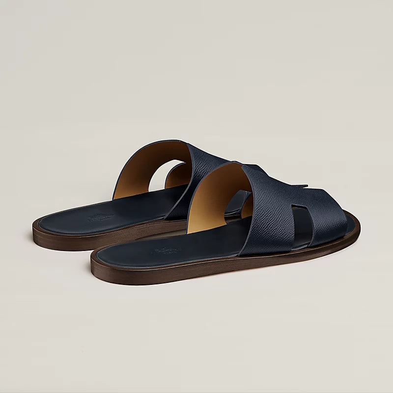 Izmir Herrenpantolette in Marineblau – Originalansicht 4