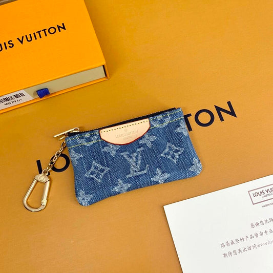Luxuriös Monogram Coin Pouch – Stylish & Compact Keychain Geldbörse