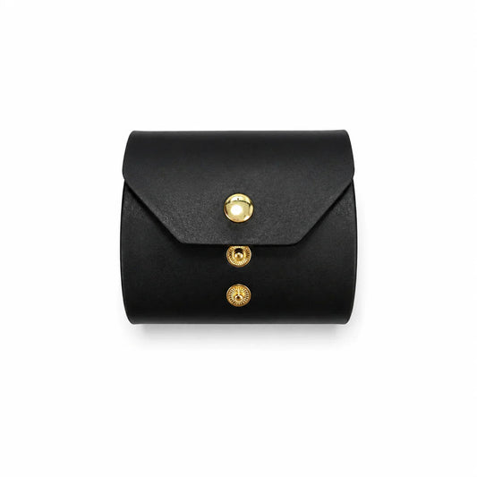 Handcrafted Leder Cash Wrap Geldbörse — Slim, Minimal, Essential