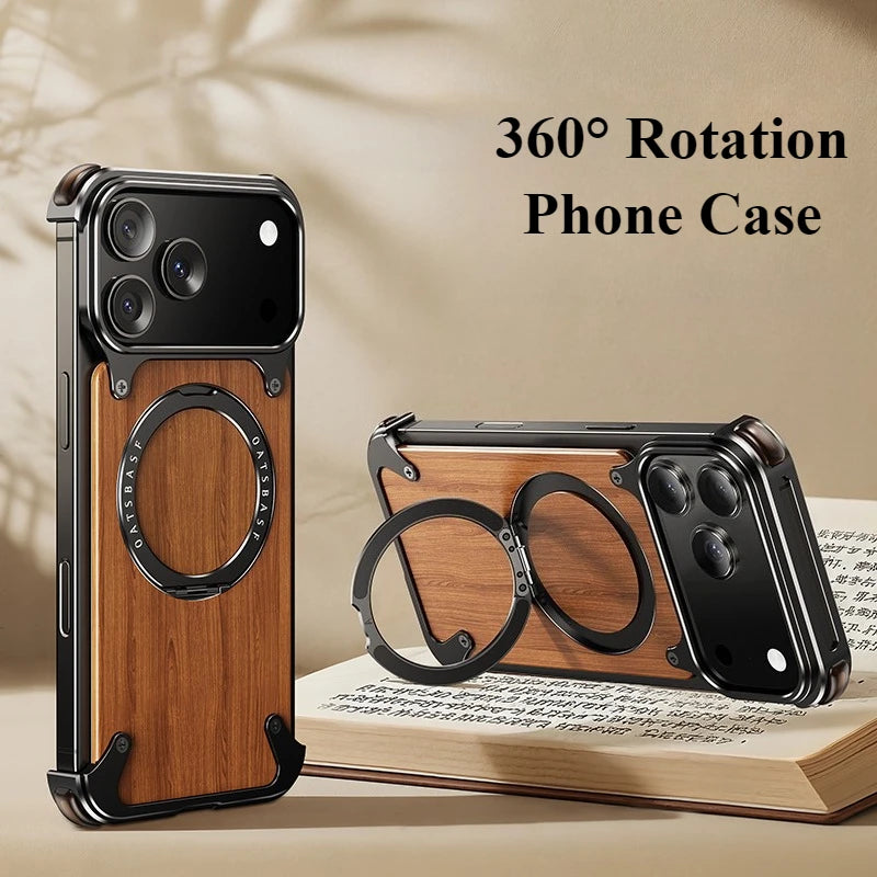 360 Wooden Magnetic Armor Hülle – iPhone 17 Series