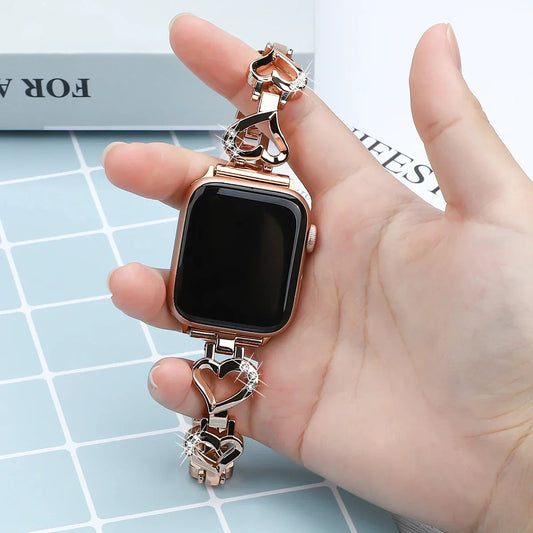 Luxuriös Stainless Steel Armband For Apple Uhr