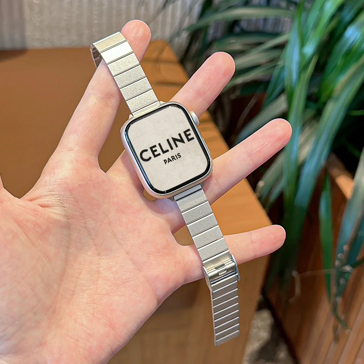 Slim Metal Armband For Apple Uhr
