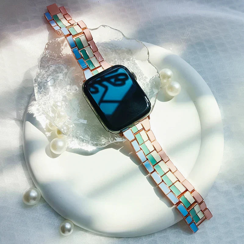 Rainbow Armband for Apple Uhr