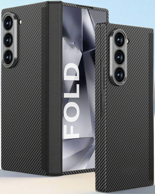 Premium Carbon-Fiber Magnetic Z Fold Hülle