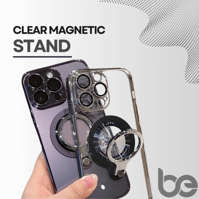 Clear Magnetic Stand iPhone Hülle