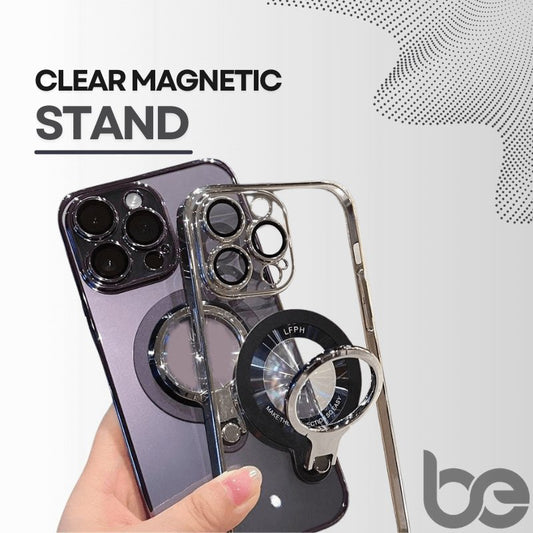 Clear Magnetic Stand iPhone Hülle