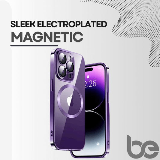 Sleek Electroplated Magnetic iPhone Charging Hülle