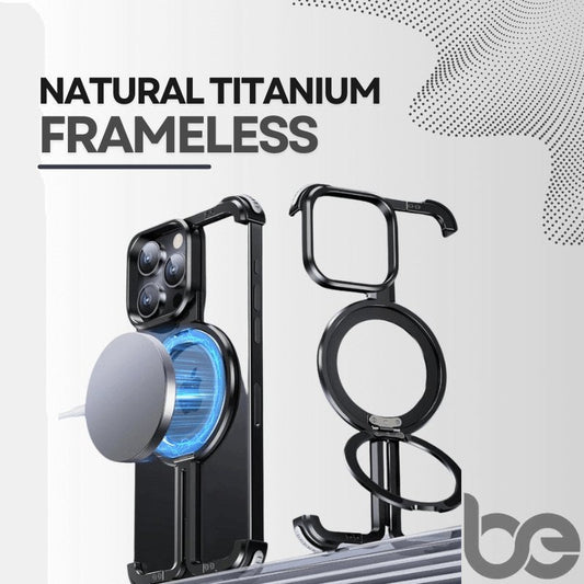 Natural Titanium Frameless Hülle for iPhone