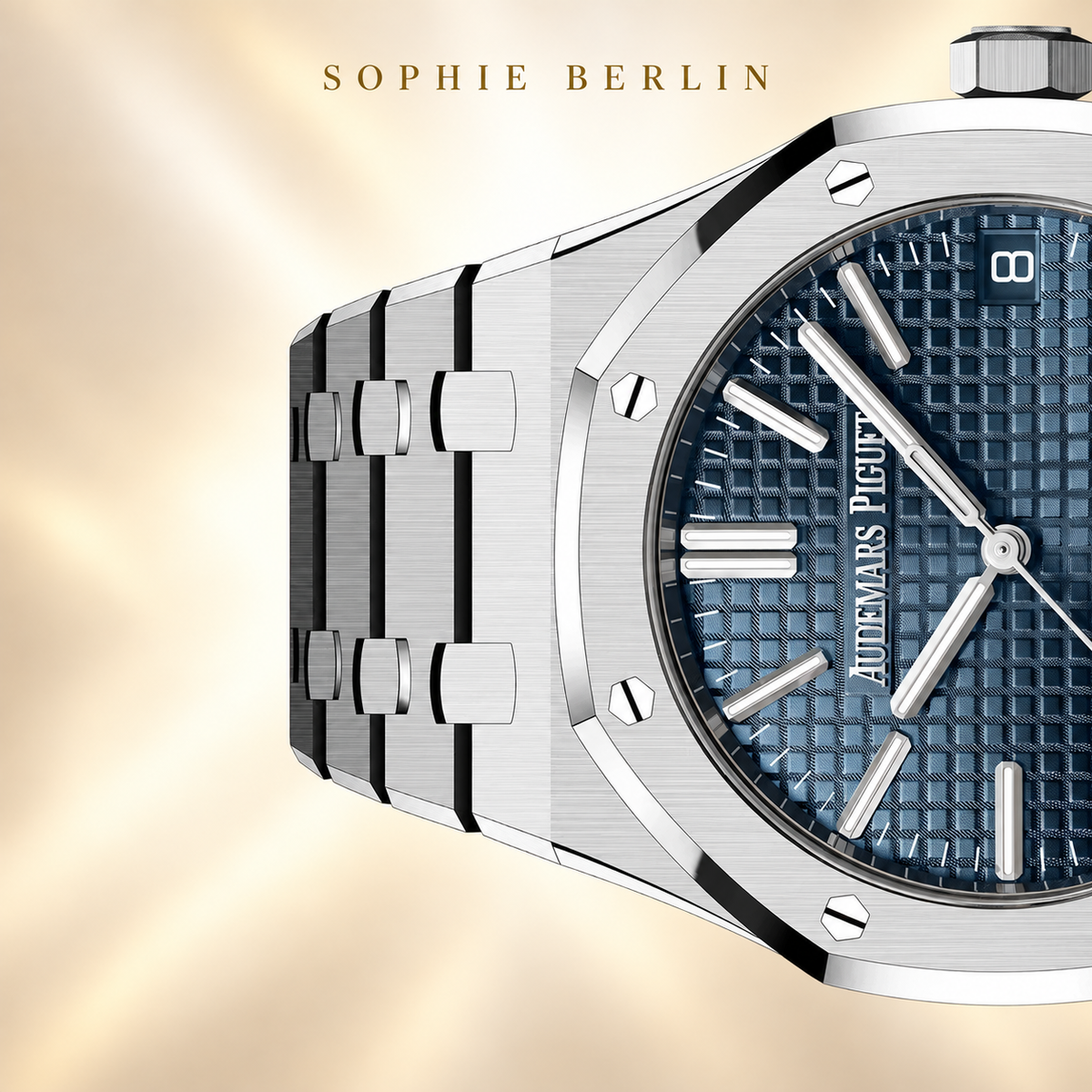 Octavia Sportuhr Midnight Blau 41 mm – Gehäuse und Armband – Sophie Berlin