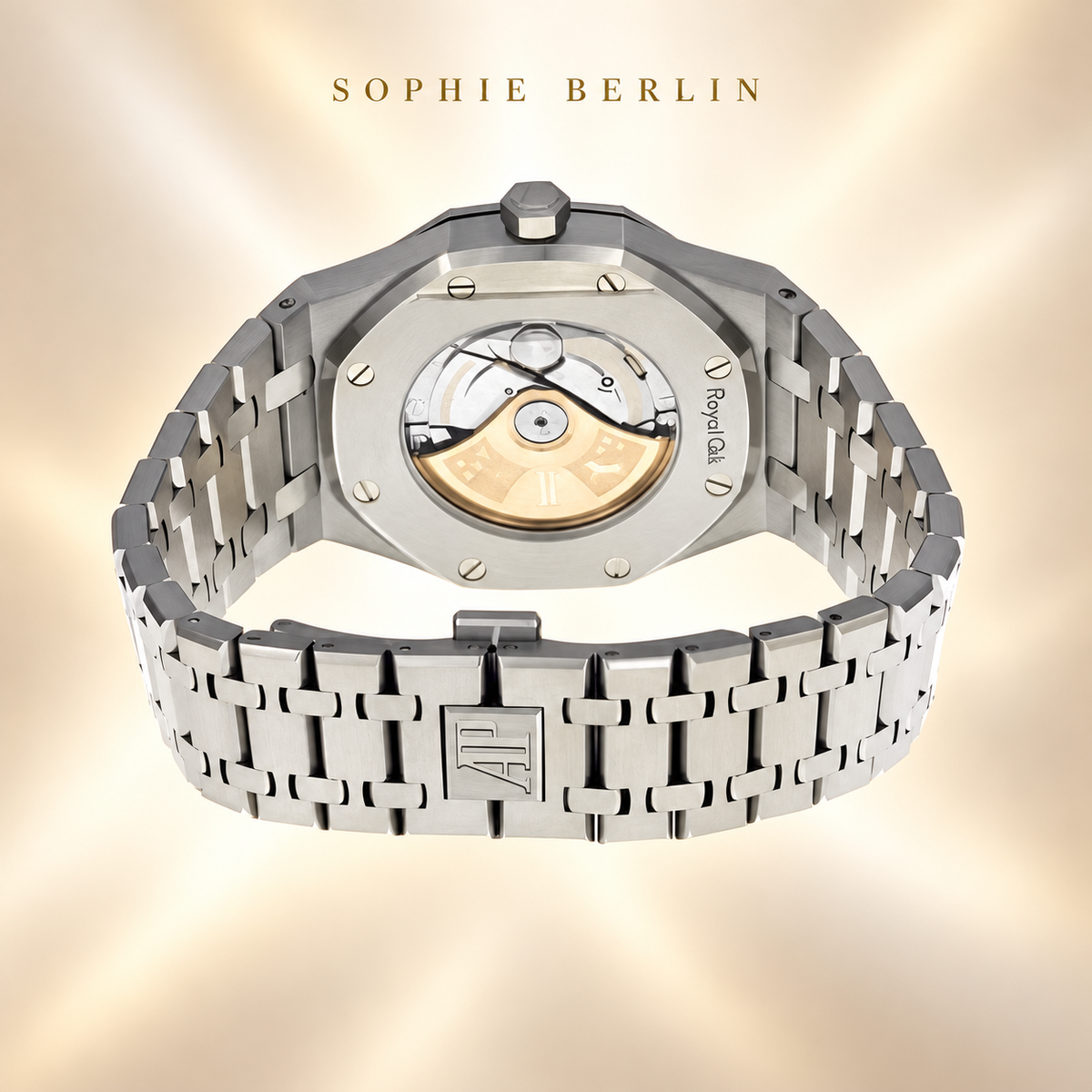 Octavia Sportuhr Midnight Blau 41 mm – Rückseite und Schließe – Sophie Berlin