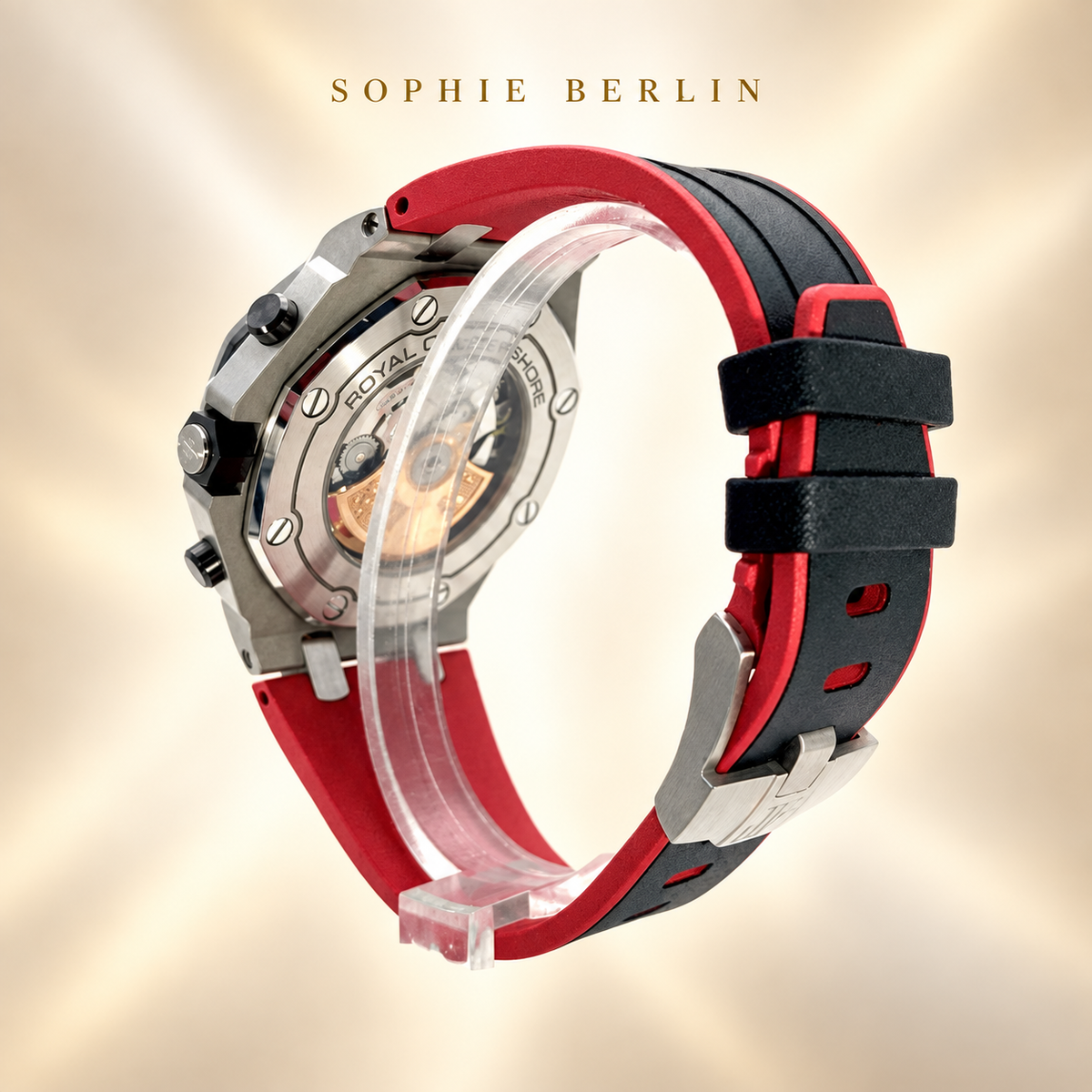 Octavia Chronograph 44 mm – Rückseite und Armband – Sophie Berlin