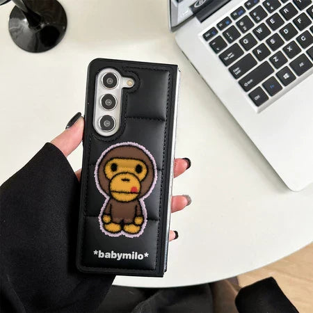 Baby-Affen-Handyhülle für Samsung Galaxy, Fold und Flip – Originalansicht 2