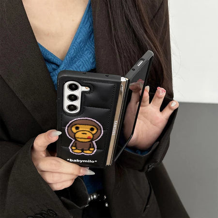 Baby-Affen-Handyhülle für Samsung Galaxy, Fold und Flip – Originalansicht 4