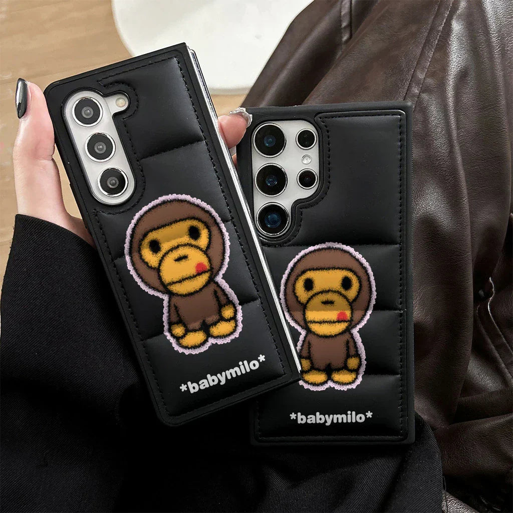 Baby-Affen-Handyhülle für Samsung Galaxy, Fold und Flip – Originalansicht 5
