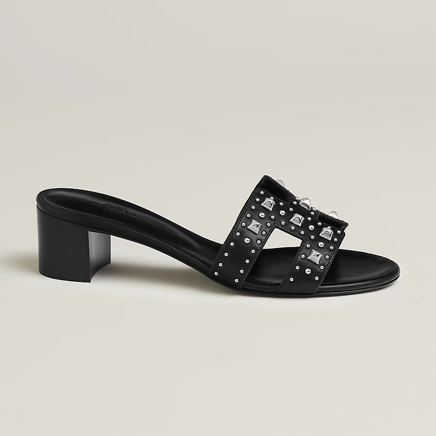 Sandali Oasis Nero Plated Studs – Ansicht 1