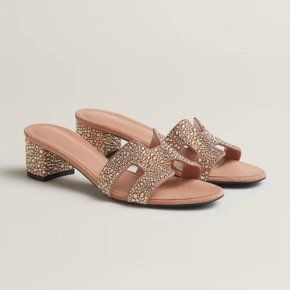 Sandali Oasis Nude Glitter – Ansicht 2