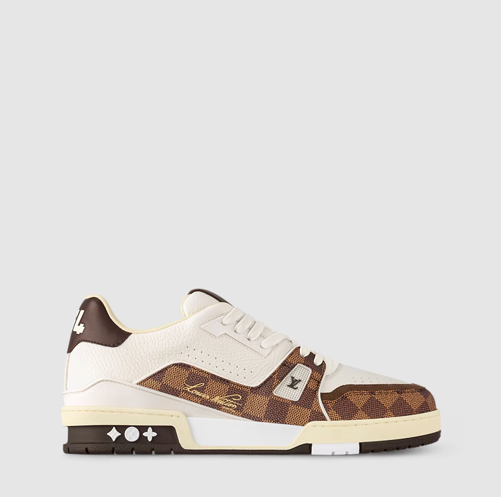 Sneaker Trainer Damier Braun Mokka – Produktfoto 1