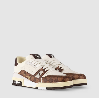 Sneaker Trainer Damier Braun Mokka – Produktfoto 2