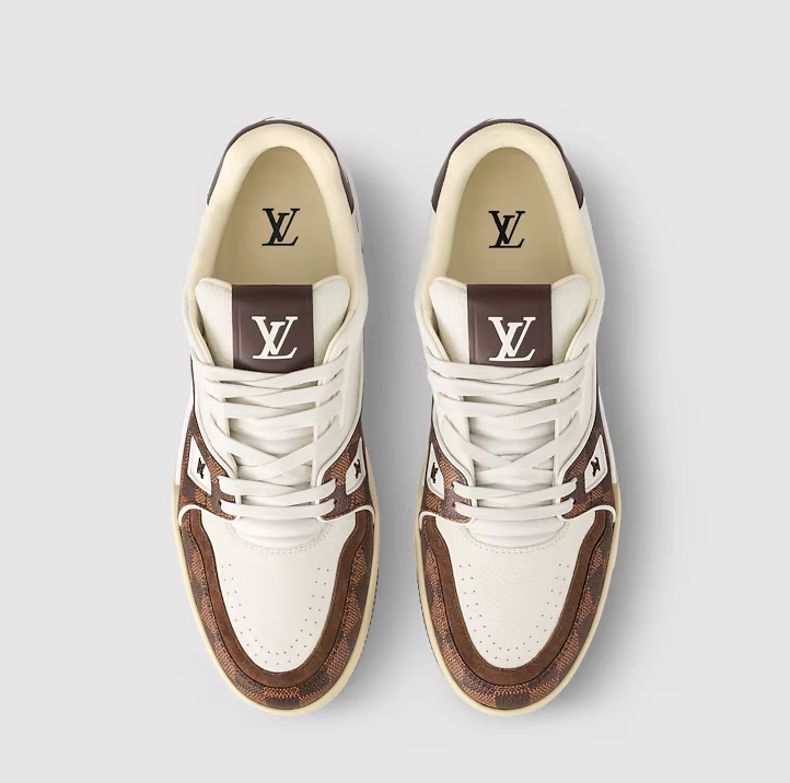 Sneaker Trainer Damier Braun Mokka – Produktfoto 3