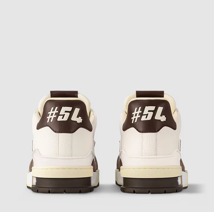 Sneaker Trainer Damier Braun Mokka – Produktfoto 4