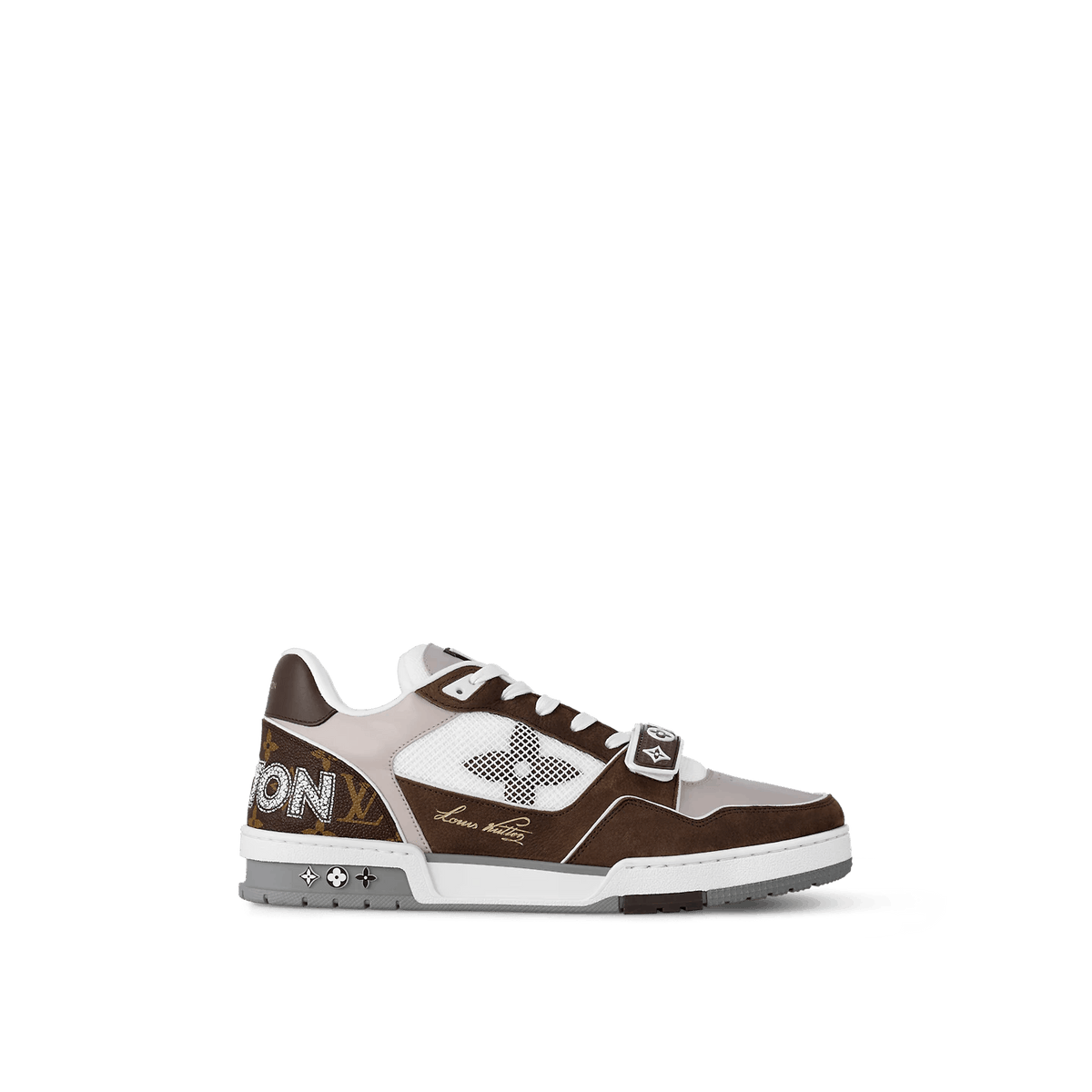 Sneaker Trainer Monogram Denim Mokka – Produktfoto 1