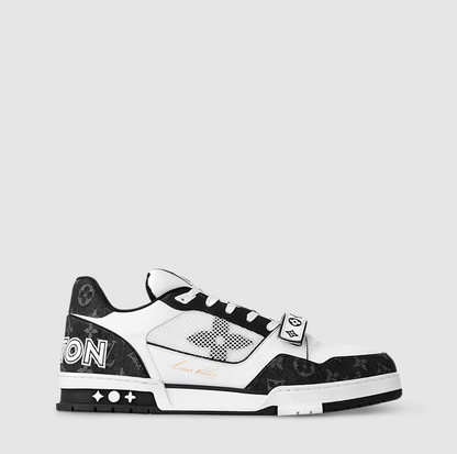 Sneaker Trainer Monogram Denim Schwarz – Produktfoto 1