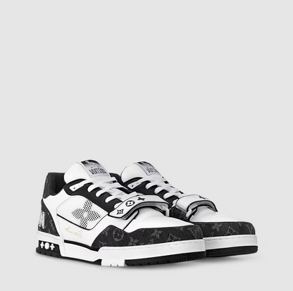 Sneaker Trainer Monogram Denim Schwarz – Produktfoto 2