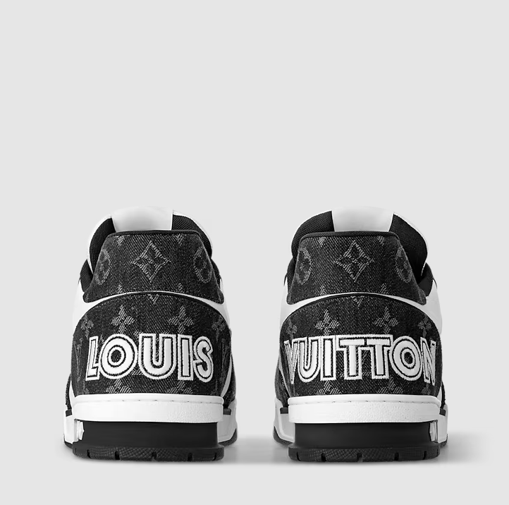 Sneaker Trainer Monogram Denim Schwarz – Produktfoto 4