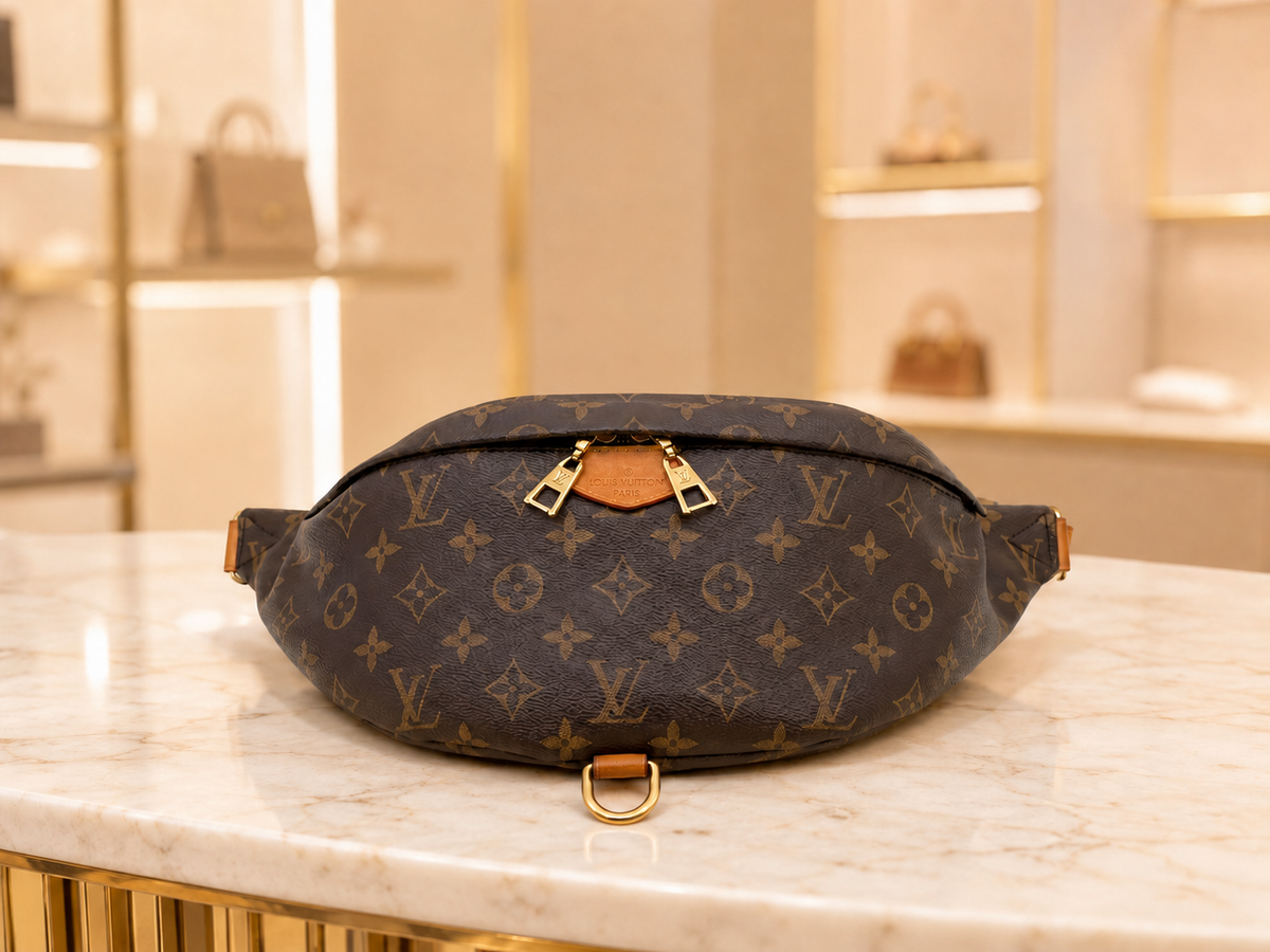 Vintage Monogramm-Bauchtasche