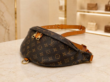 Vintage Monogramm-Bauchtasche