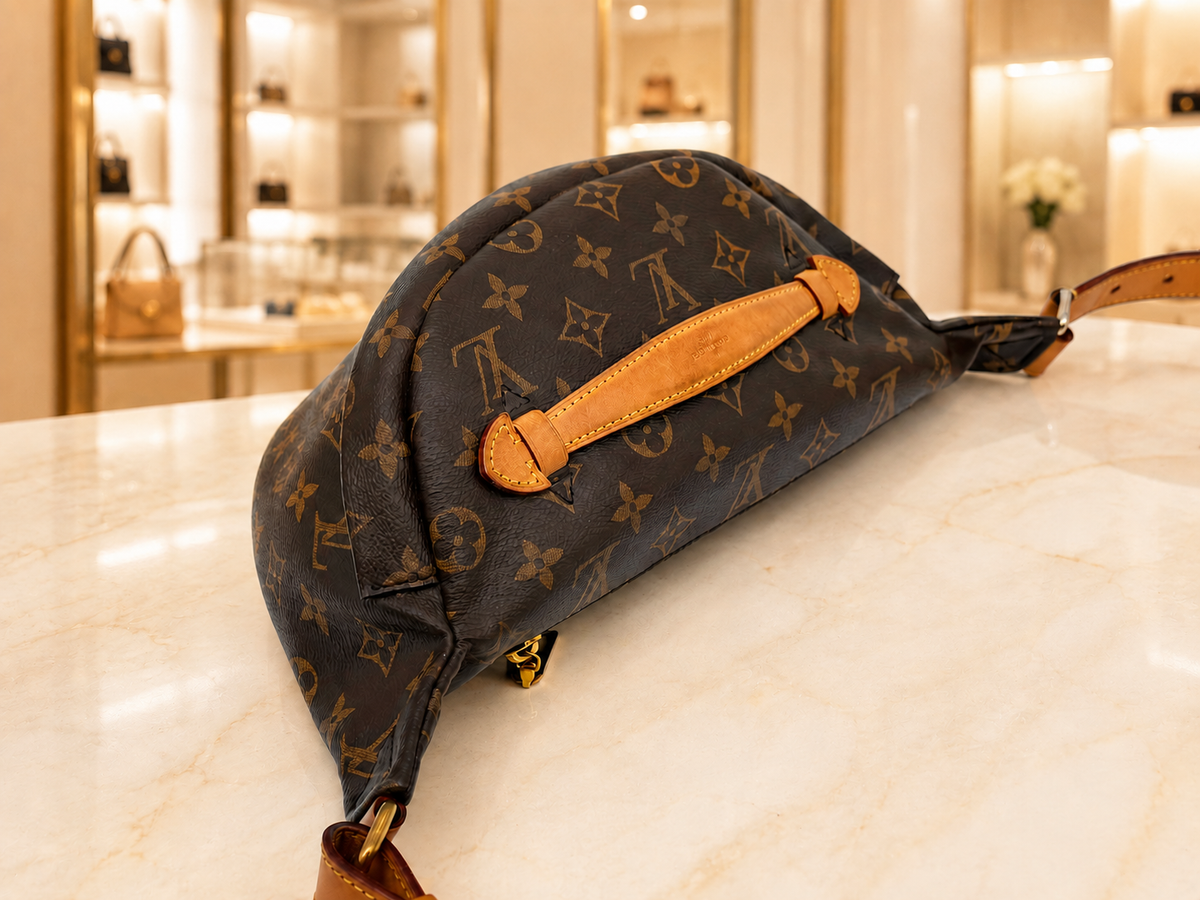 Vintage Monogramm-Bauchtasche